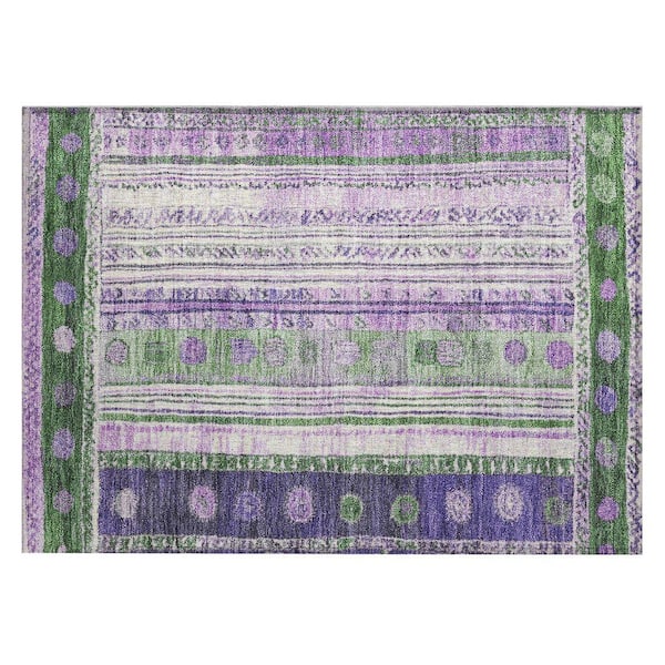 Chantille Machine Washable Indoor/Outdoor Abstract ACN1963 Green 2 ft. x 3 ft. Accent Rug
