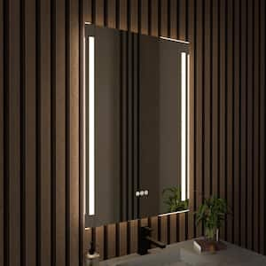 Spring 24 in. W x 36 in. H Rectangular Frameless LED Wall Bathroom Vanity Mirror