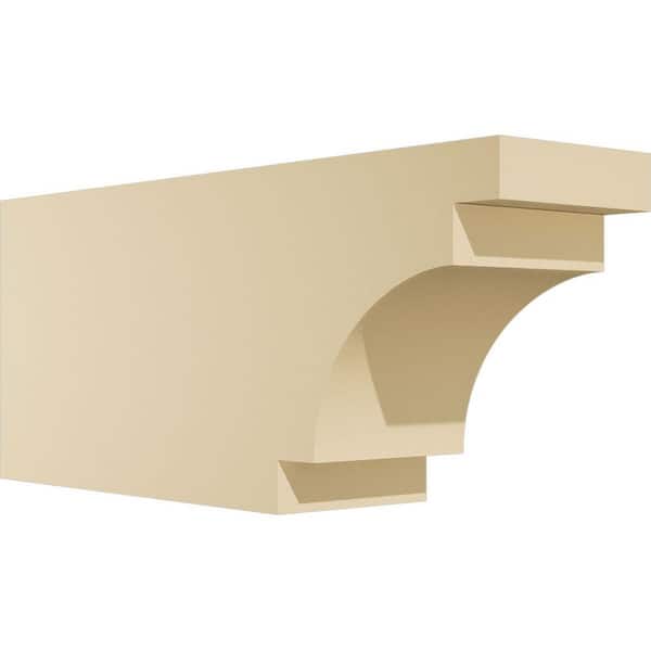 Ekena Millwork Standard Mediterranean 6 in. W x 10 in. H x 24 in. D Signature Urethane Rafter Tail Outlooker
