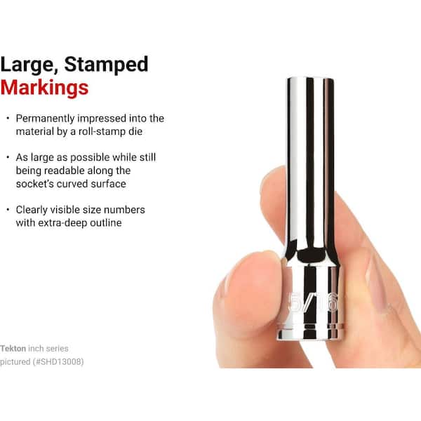 3/8 in. Drive x 7 mm Deep 6-Point Socket