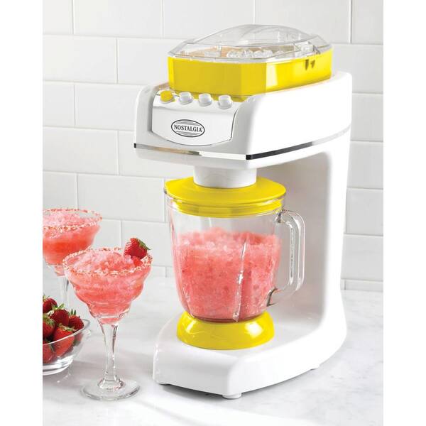 Nostalgia Margarita and Slush Maker in White