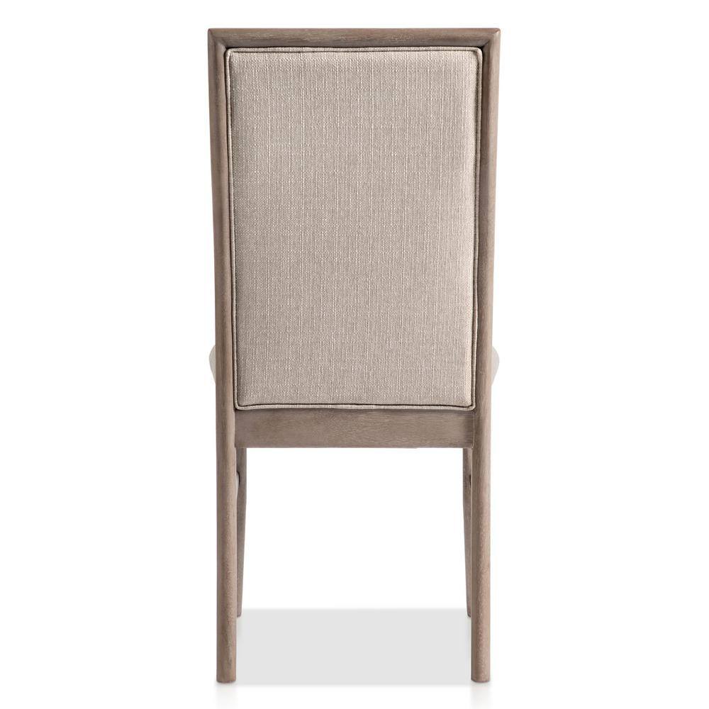 Natural Ash Upholstered High Back Side Chair