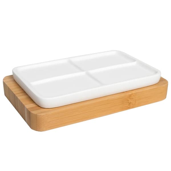 Sweet Home Collection Ritz Soap Dish Bathroom Accessory (1 Piece)