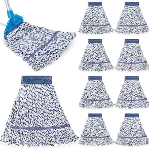 11.8 in. String Mop Cotton Mop Head (10-Pack)