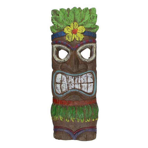 Northlight 18 in. Free Shape Angry Tiki Man Summertime Hanging Wall Decor