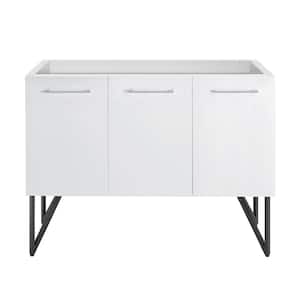 Annecy 23.15 in. W x 48.8 in. D x 8.4 in. H Bath Vanity Cabinet without Top in White