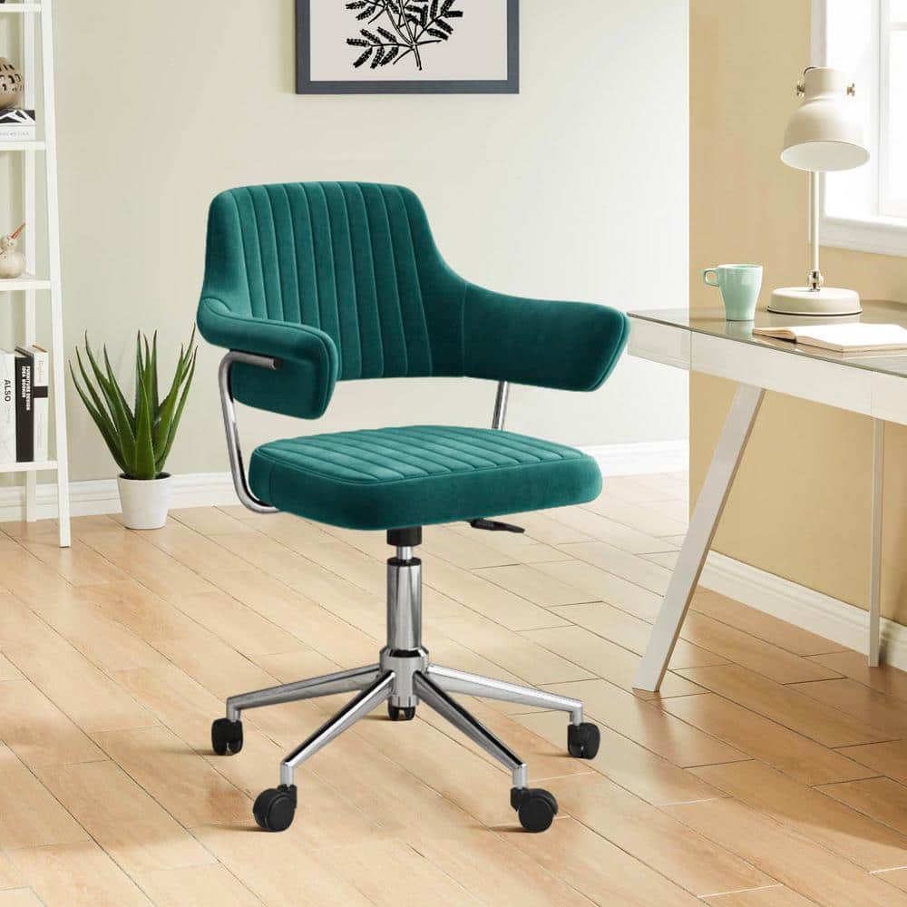 Red Basics Classic, Adjustable, Swivel Office Desk Chair with Casters and T