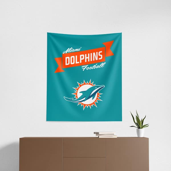 THE NORTHWEST GROUP NFL Premium Dolphins Printed Wall Hanging