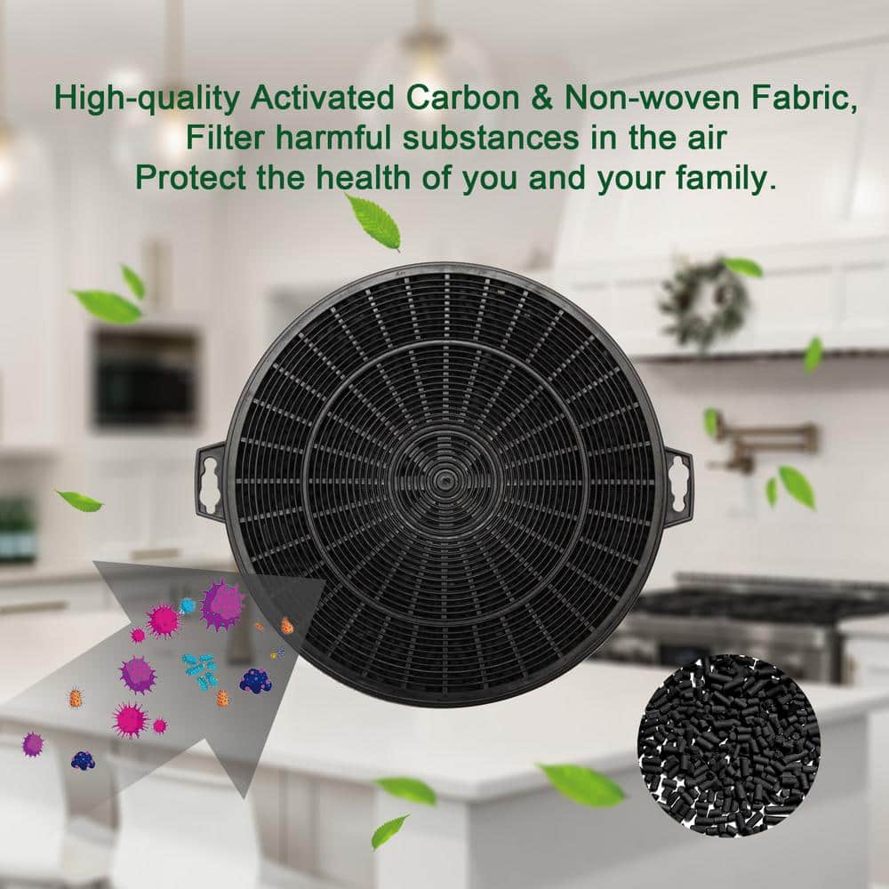 Akicon 36-Inch Stainless Steel Insert Range Hood with LED Lights