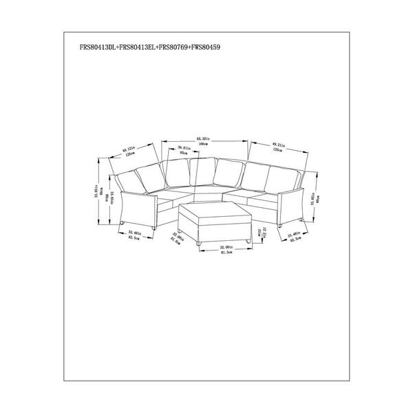 hampton bay tacana sectional