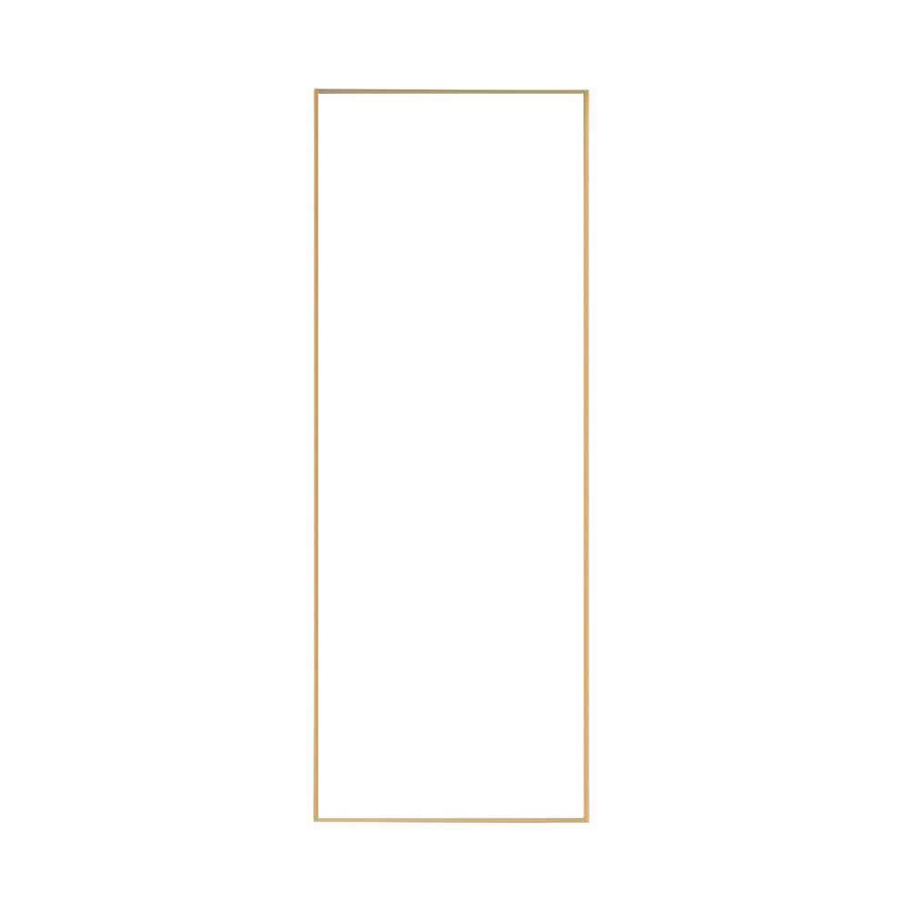 24 in. W x 65 in. H Rectangular Aluminum Framed Shatter Proof Floor Standin