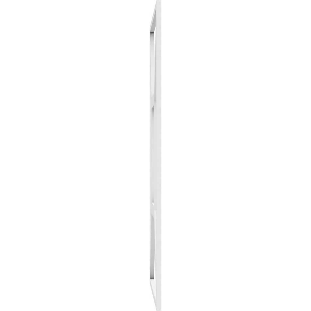 Marion 23'' Unfinished Smooth PVC Fretwork Wall Panel