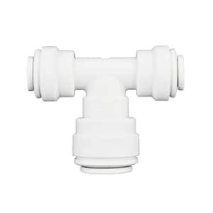 1/4 in. x 1/4 in. x 3/8 in. Push-to-Connect Reducing Tee Fitting (10-Pack)