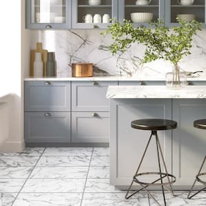 Timeless Calacatta 12-7/8 in. x 25-5/8 in. Porcelain Floor and Wall Tile (13.98 sq. ft./Case)
