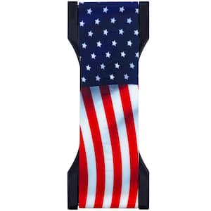 PRO Wavy American Flag, Premium Phone Grip, Magnetic Phone Mount and Kickstand for Smartphone and Tablet
