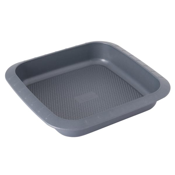 Tasty Large Carbon Steel Loaf Pans with Guidelines for Even Slices, 9 inch x 5 inch, 2 Pack
