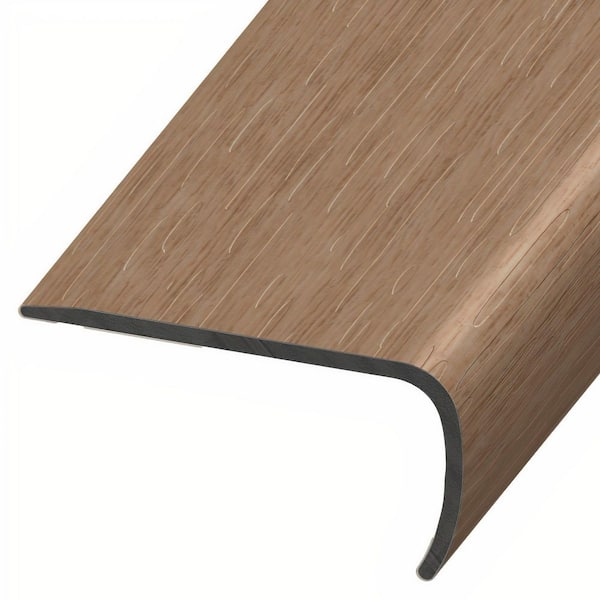 ASPEN FLOORING Kensley 1 in. Thick x 2 in. Width x 94 in. Length Rigid Core Stair Nosing Vinyl Molding
