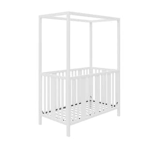 Little Seeds Crawford 3-in-1 White Canopy Crib
