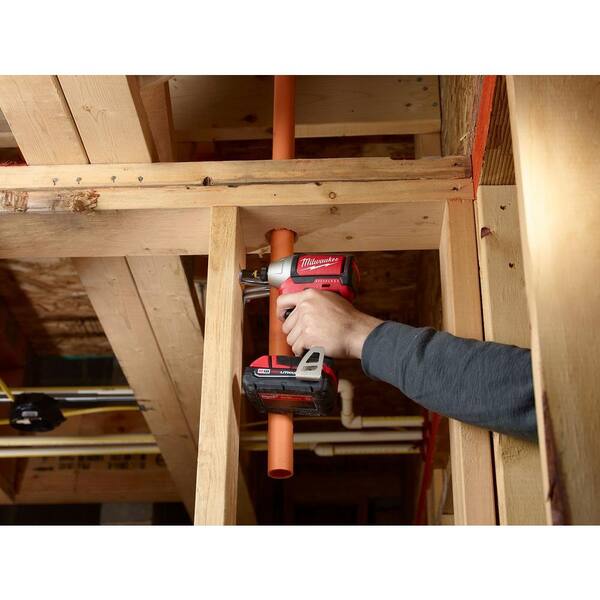 Milwaukee - M18 18-Volt Lithium-Ion Brushless Cordless 1/4 in. Cordless Impact Driver Kit (Tool-Only)
