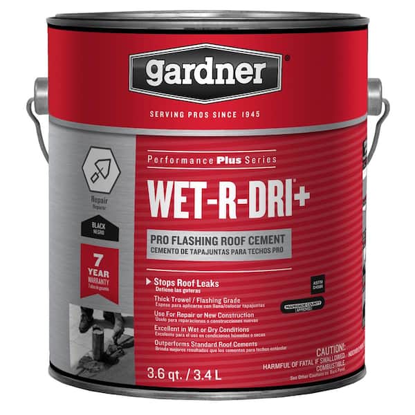 Gardner 3.6 qt. Wet-R-Dri+ Pro Flashing Roof Cement