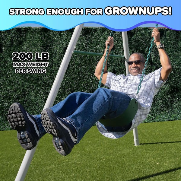 SPORTSPOWER Everest Metal Swing Set MSC-5336 - The Home Depot