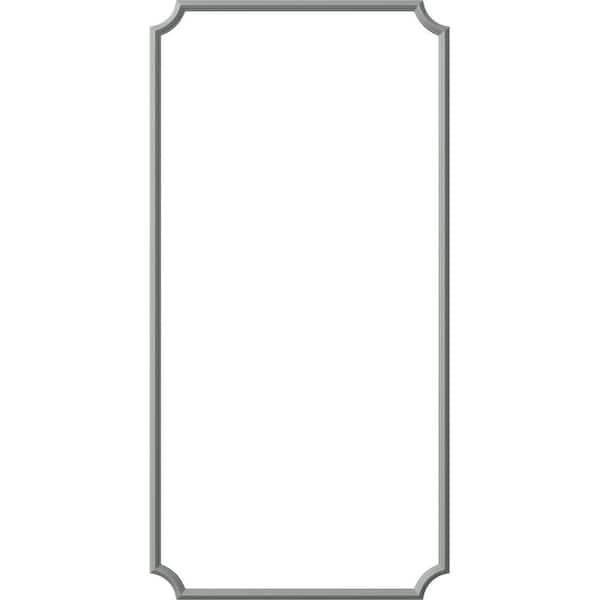 Ekena Millwork 24 in. W x 48 in. H Unfinished Polyurethane Large Classic Panel Moulding Kit (Single Panel)