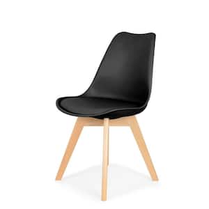 Rudy Black Modern Side Chairs (Set of 2)