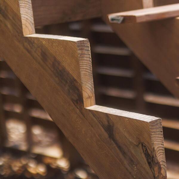 3-Step Cedar-Tone Ground Contact Pressure-Treated Pine Stair