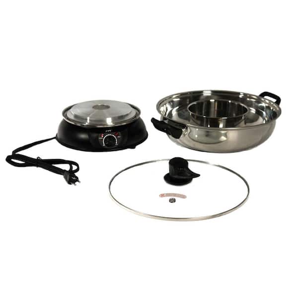 Double flavor Shabu Pot Stainless Steel Single layer Cooking - Temu