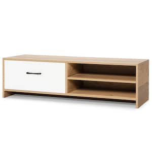 TV Stand Media Entertainment Center Fits TV's up to 55 in. Multipurpose Storage Console Table Coffee Table