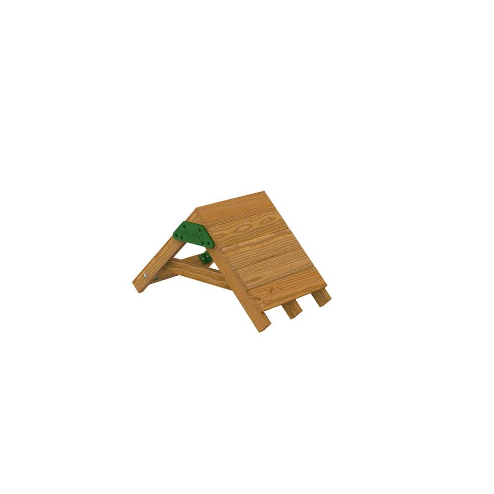 Ninja Power Parkour Runner Obstacle with Wooden Platforms