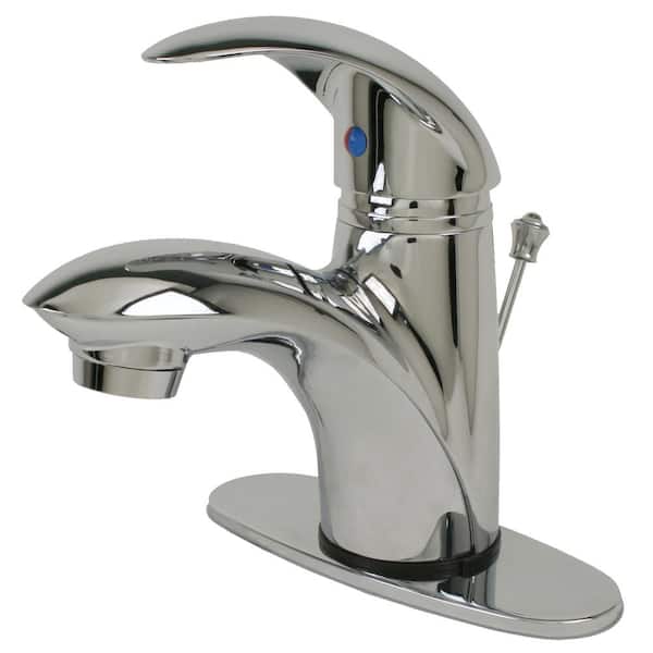 Fontaine by Italia Builder's Series 4 in. Centerset Single-Handle Bathroom Faucet with Pop-Up Assembly in Chrome