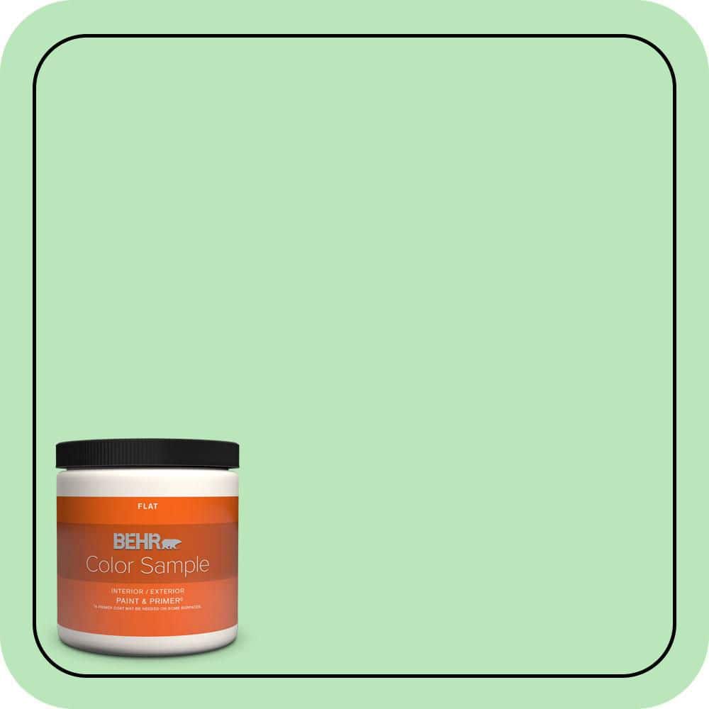 8 oz. #P390-3 Mint Parfait Flat Interior/Exterior Paint & Primer Color Sample price history on PriceWatchPro