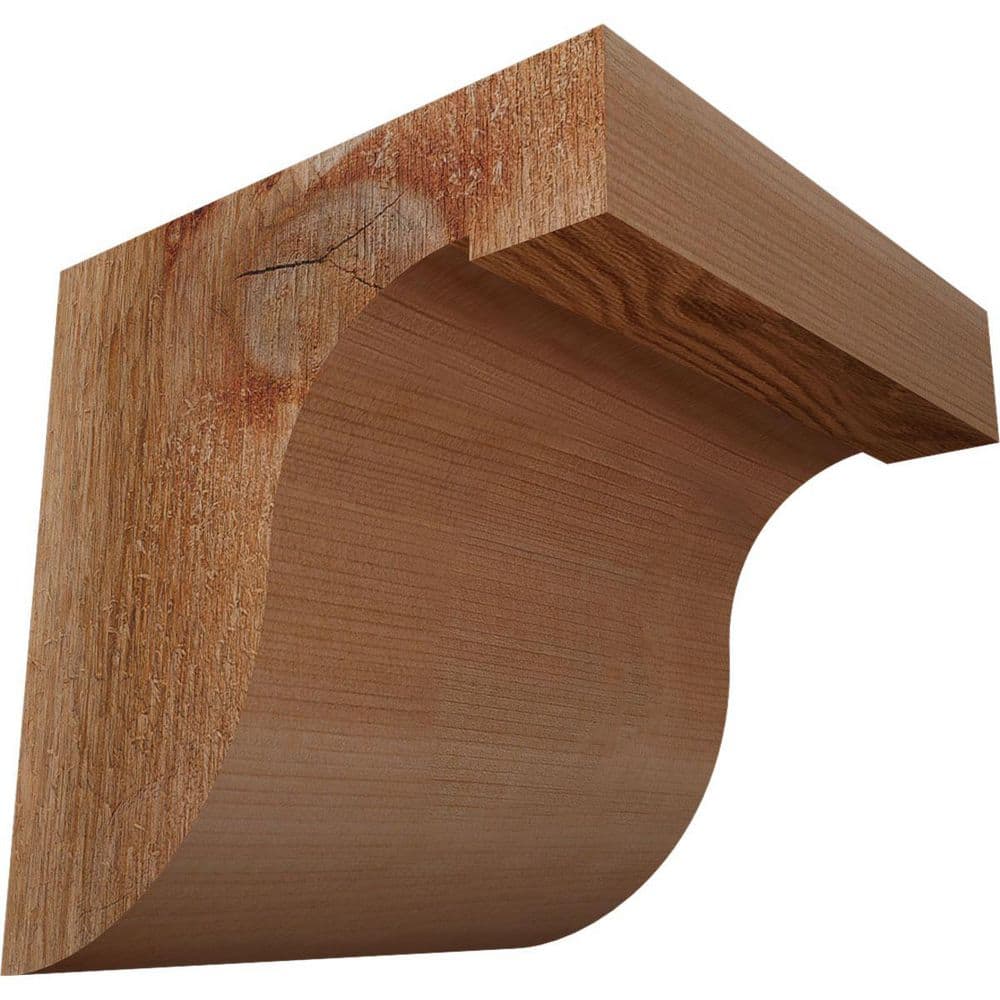 6 in. x 6 in. x 6 in. Western Red Cedar Del Monte Rough Sawn Corbel price history on PriceWatchPro