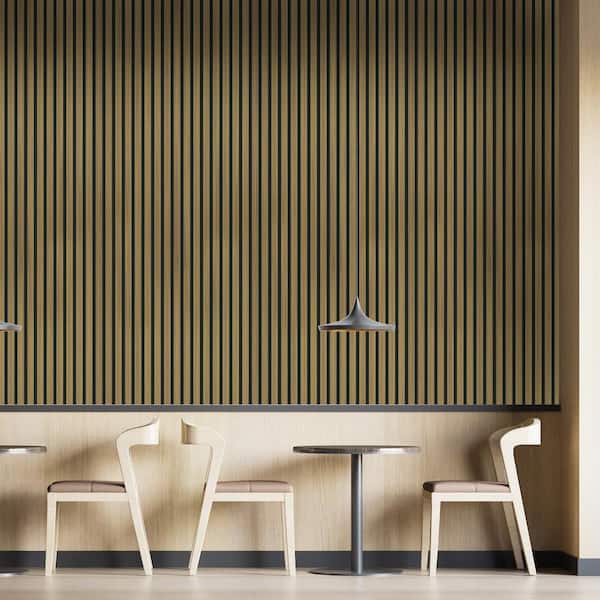 3D Wood Slats, Decorative wall panel wood slats