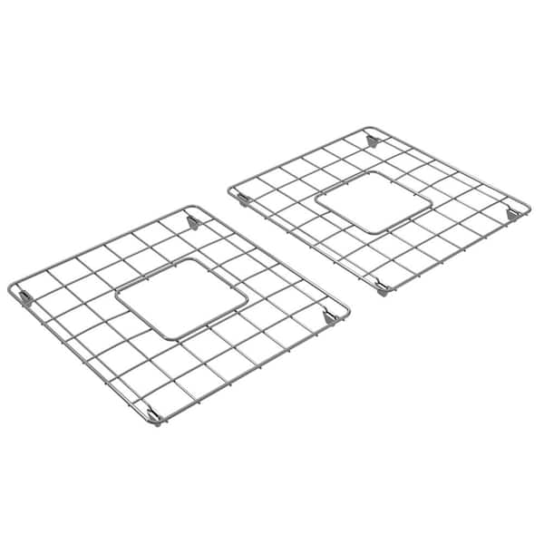 Barclay Products Langley 14-1/8 in. x 15-1/4 in. Wire Grid for Double Bowl Kitchen Sinks in Stainless Steel