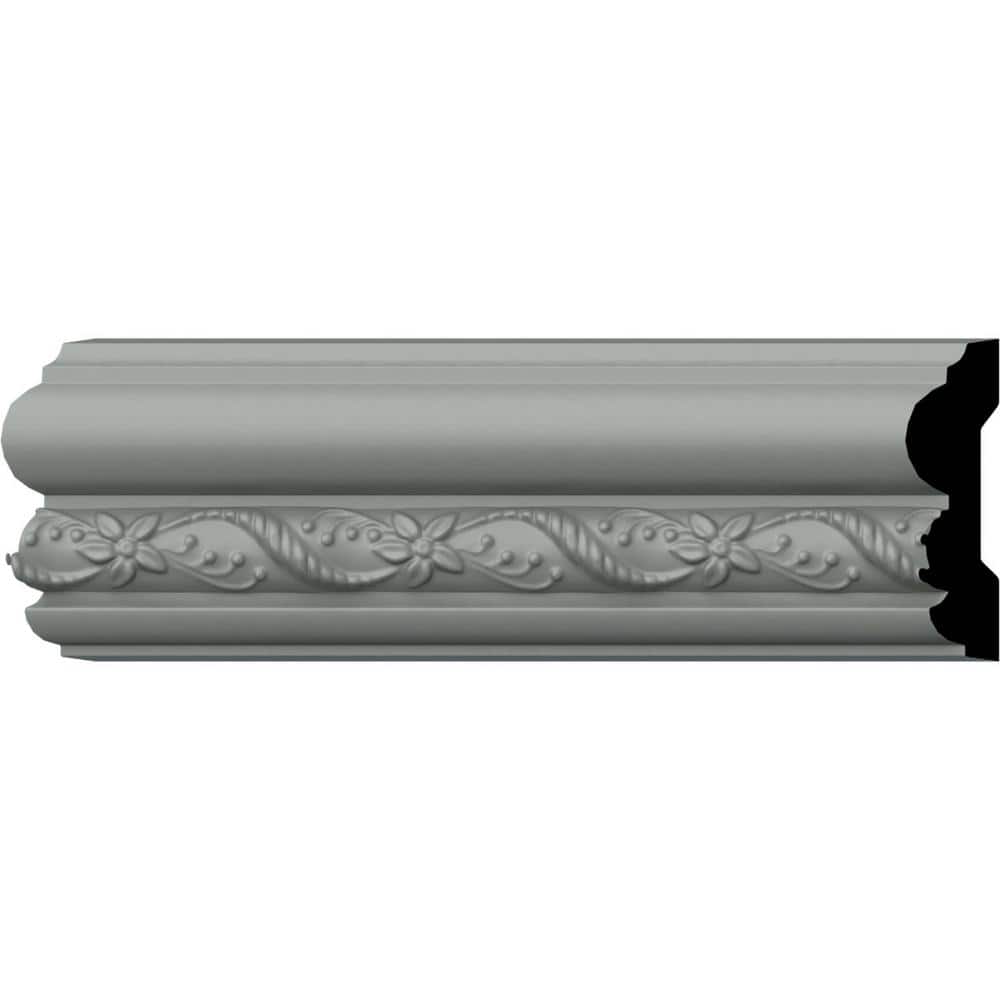 Leaf 3'' H x 96'' W x 0.875'' D Urethane Chair Rail