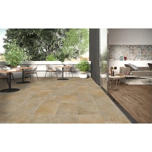 Riviera 16 in. x 16 in. Tumbled Travertine Paver Tile (1 Piece/1.78 sq. ft.)