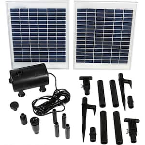 396 GPH Solar Fountain Pump and Solar Panel Kit