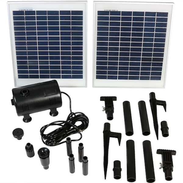 Sunnydaze 396 GPH Solar Fountain Pump and Solar Panel Kit