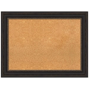 Accent Bronze 33.00 in. x 25.00 in. Framed Corkboard Memo Board
