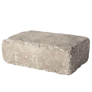 RumbleStone Large 3.5 in. x 10.5 in. x 7 in. Greystone Concrete Garden Wall Block (96 Pcs. / 24.5 sq. ft. / Pallet)