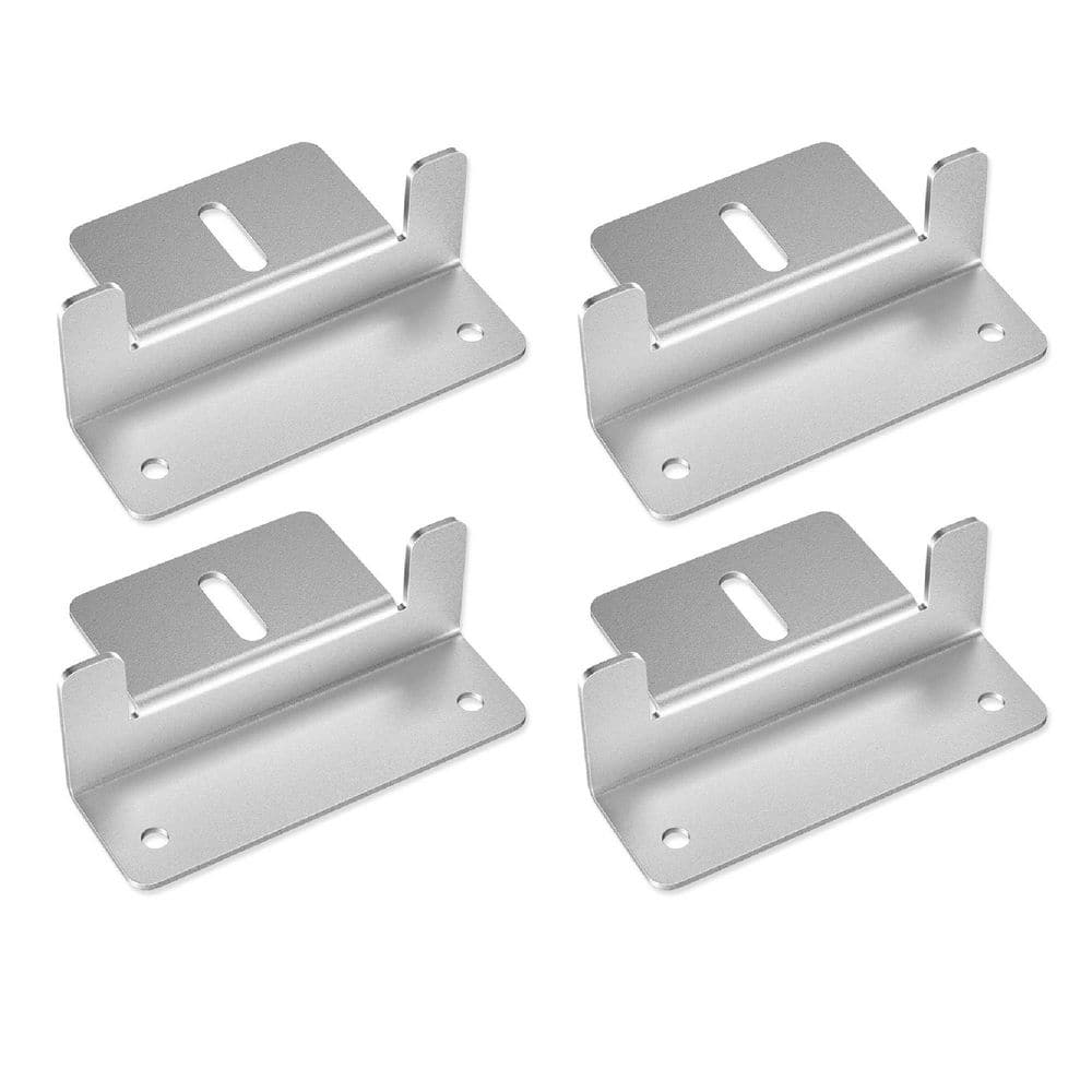 Aluminum Solar Panel Z Brackets Mount for Roof, RV, Boat, Wall, Caravan, Yacht & Off-Grid Installations (Set of 4) price history on PriceWatchPro