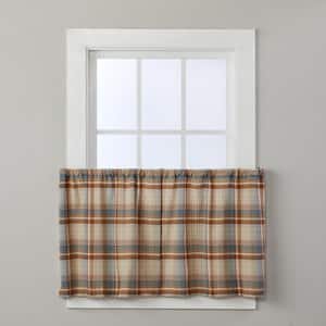 AMBER PLAID 57 X 24 IN TIER PAIR, MULTI COLOR