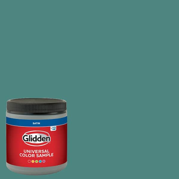 Glidden 8 oz. PPG1142-6 Jericho Jade Satin Interior Paint Sample