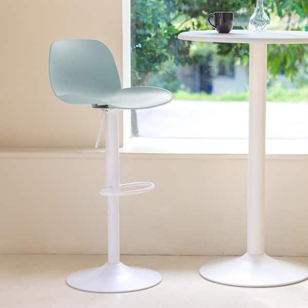 Koln Adjustable Bar Stool Baby Blue 2-Pieces