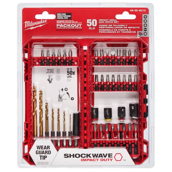 Milwaukee SHOCKWAVE Impact Duty Drill and Alloy Steel Screw Driver