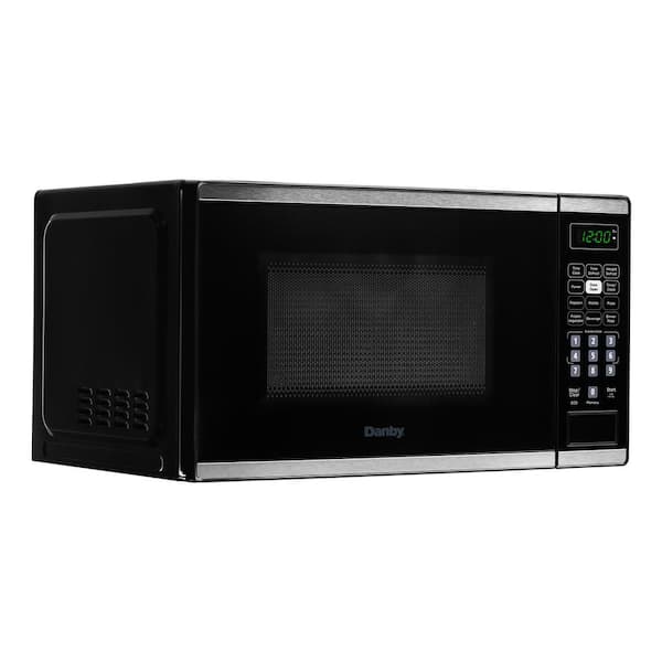 17.32 in. 0.7 cu. ft. Countertop Microwave in Stainless Steel with Auto Cook, Express Cook, Child Safety Lock