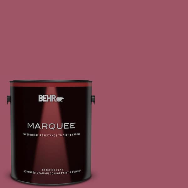 BEHR MARQUEE 1 gal. #110D-5 Mission Wildflower Flat Exterior Paint & Primer