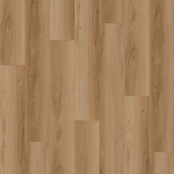 Flowing La Jolla 12 mm Thick x 9.37 in. Wide x 87.20 in. Length Waterproof Laminate Wood Flooring (28.42 sq. ft./Case)